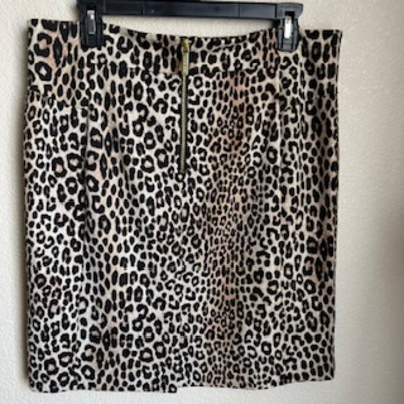 Michael Kors Classic Cheetah Print Pencil Skirt - Picture 2 of 4